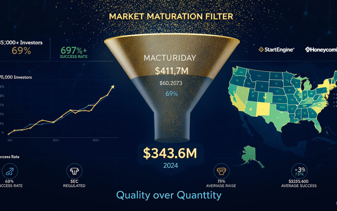 2024 Reality Check: $343.6 Million Raised Through Regulated Crowdfunding (Despite 18% Drop)